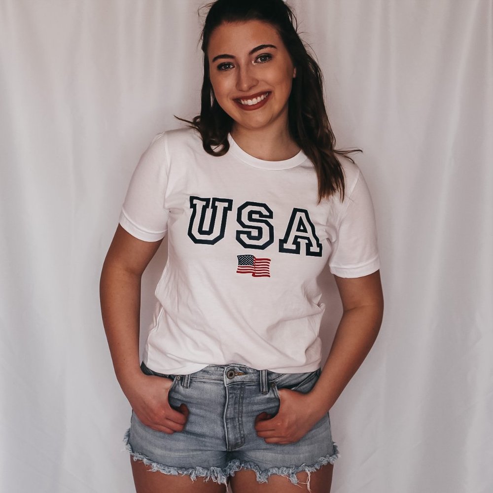 America Graphic Tee NWT
